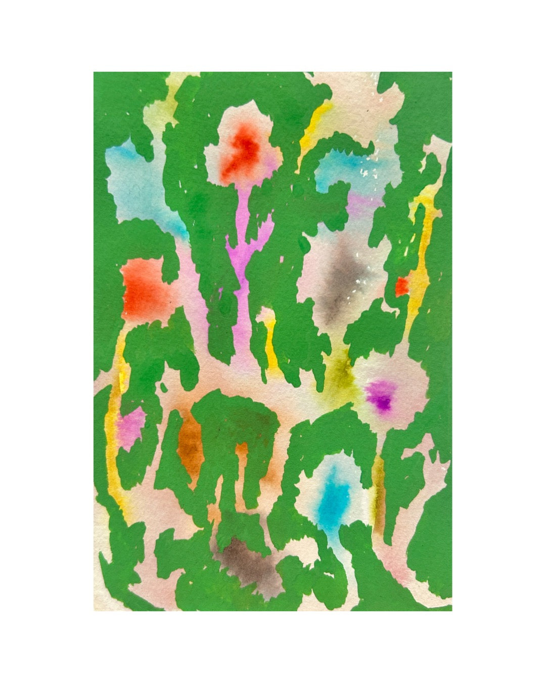 プーコ様オーダー油絵作品・やぎの親子が戯れる村里 プーコ様オーダー油絵作品・やぎの親子が戯れる村里